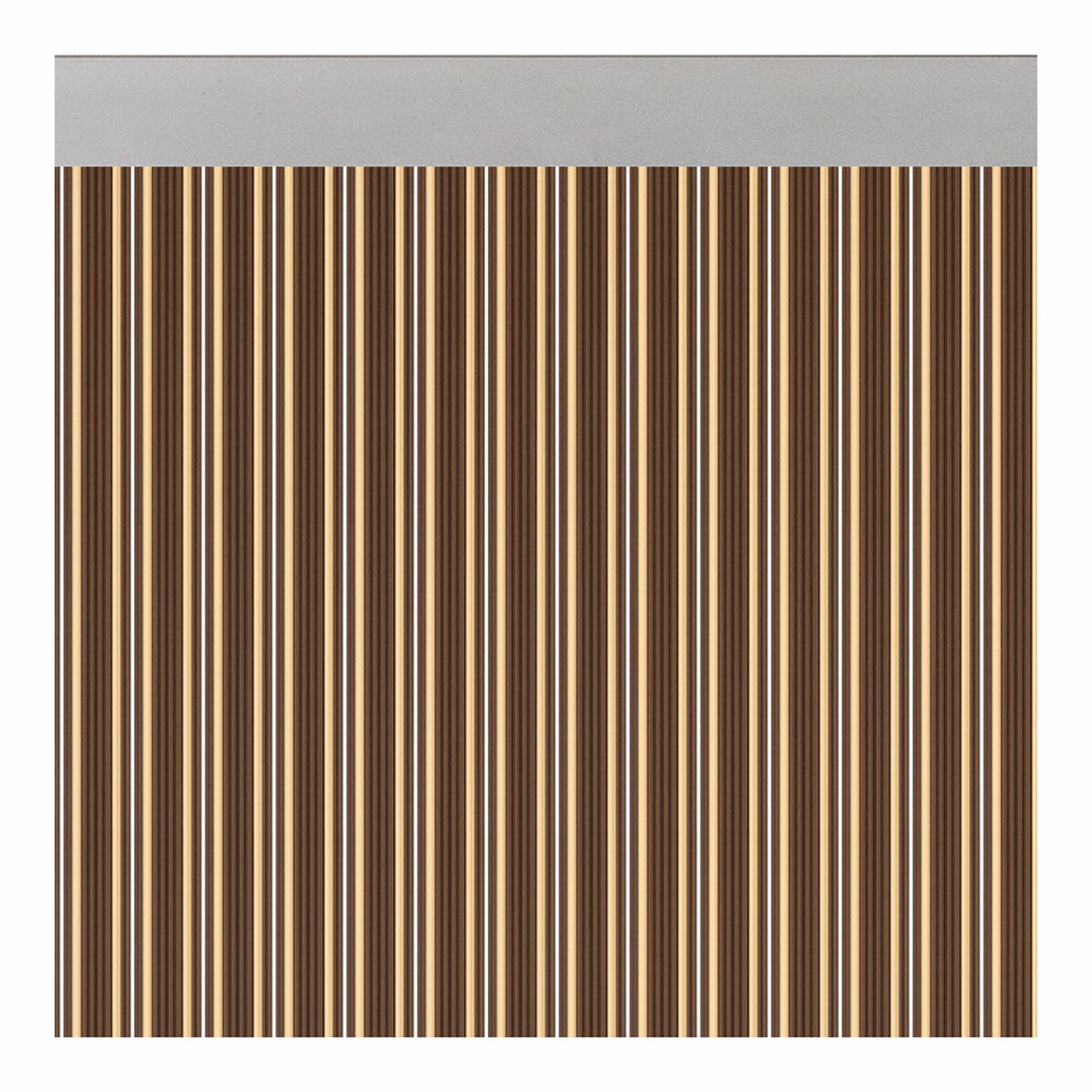 Gardin Acudam Ferrara Dörrar Brun Elfenben Ogenomskinlig Extern PVC Aluminium 90 x 210 cm