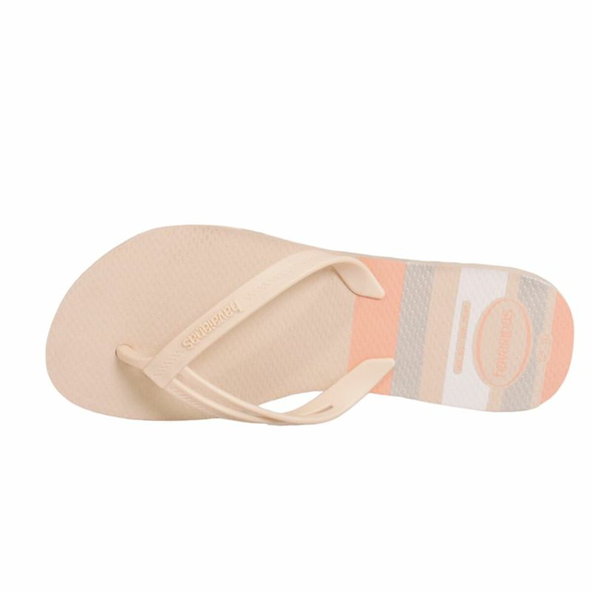Strandtofflor för kvinnor Havaianas Elegance Vit Naturell - 4