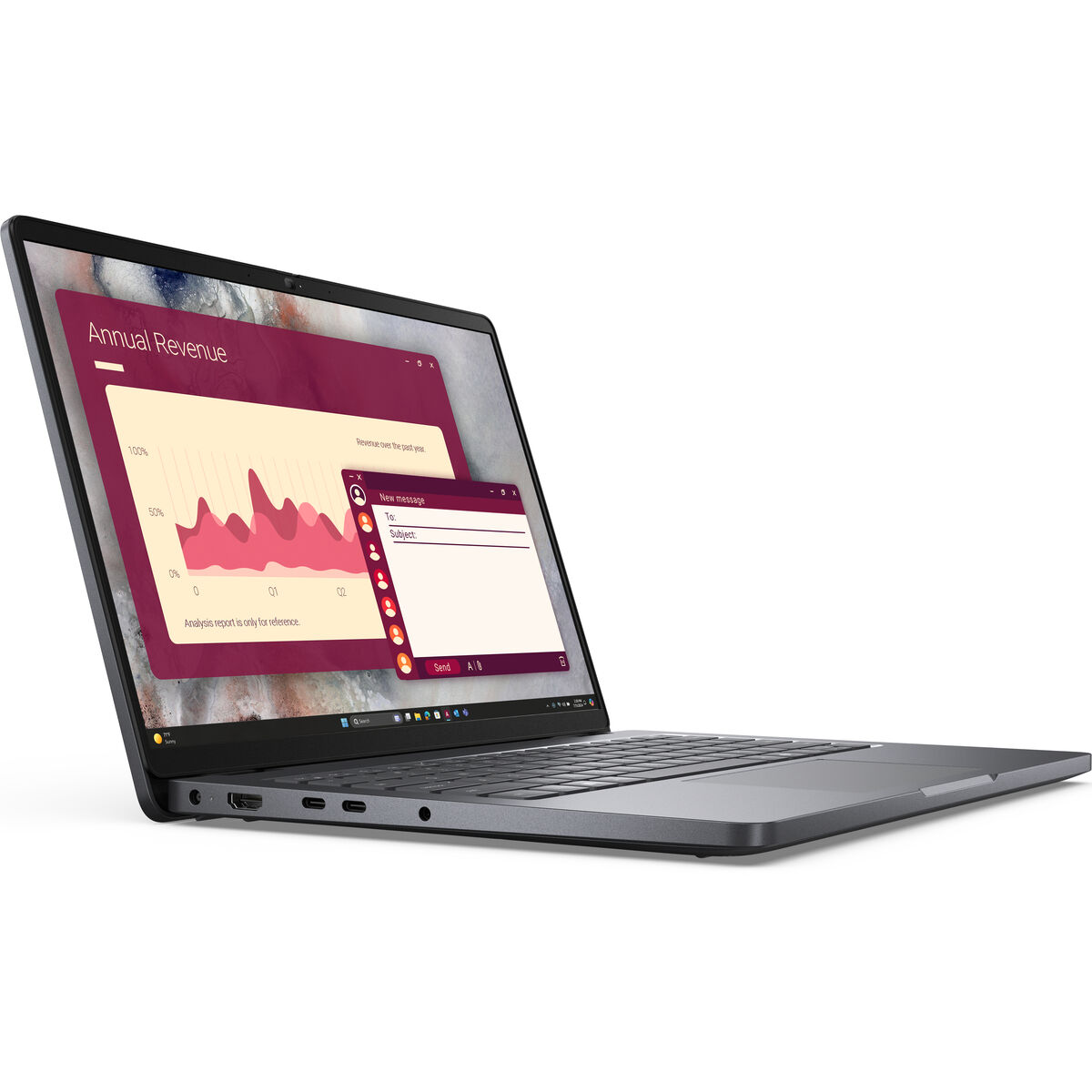 Bärbar dator Dell Pro 14 PC14250 C5-120U 14" Intel Core 5 120U 16 GB RAM 512 GB SSD Qwerty Spanska - 3