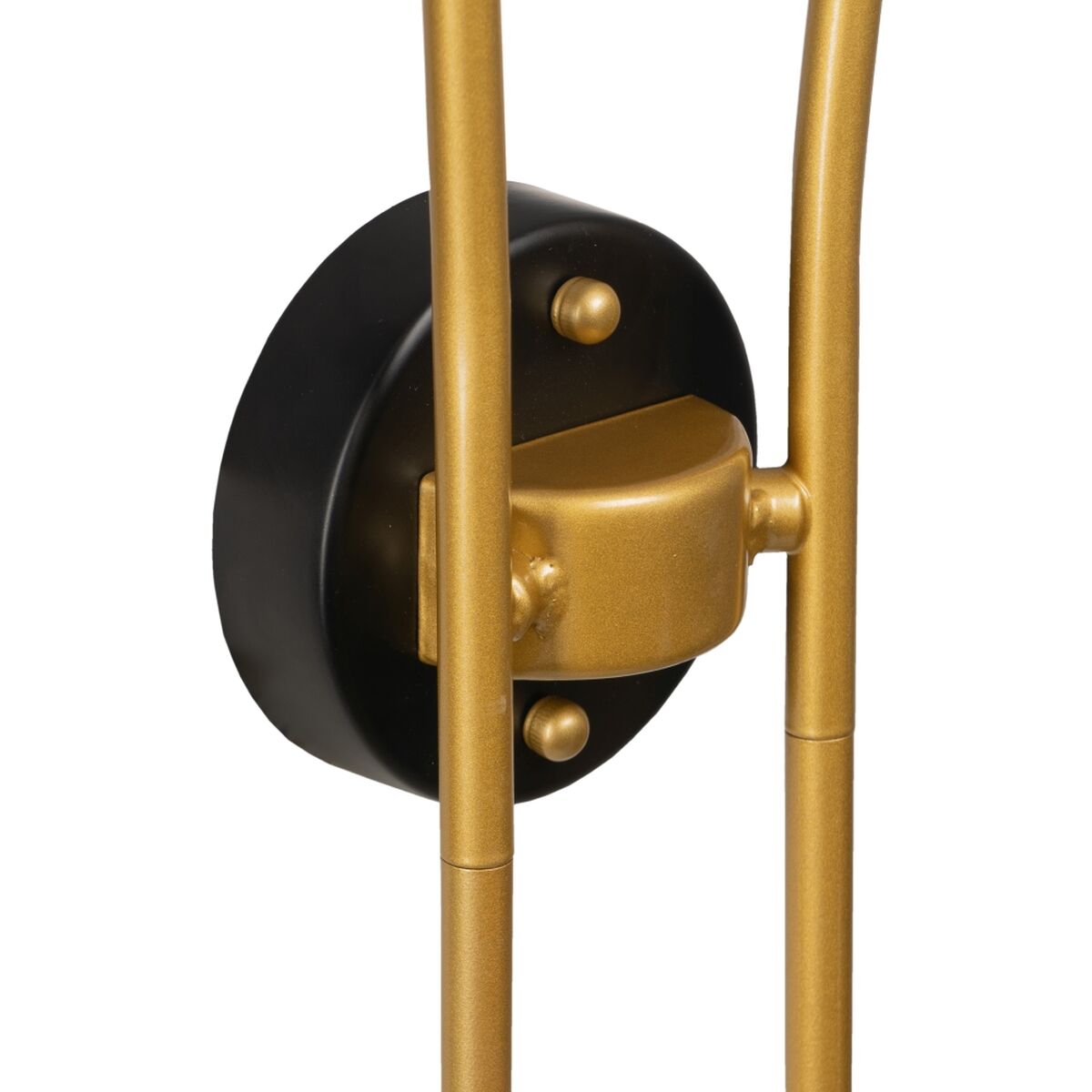 Vägglampa 32 x 16 x 64 cm Svart Gyllene Metall Modern - 4