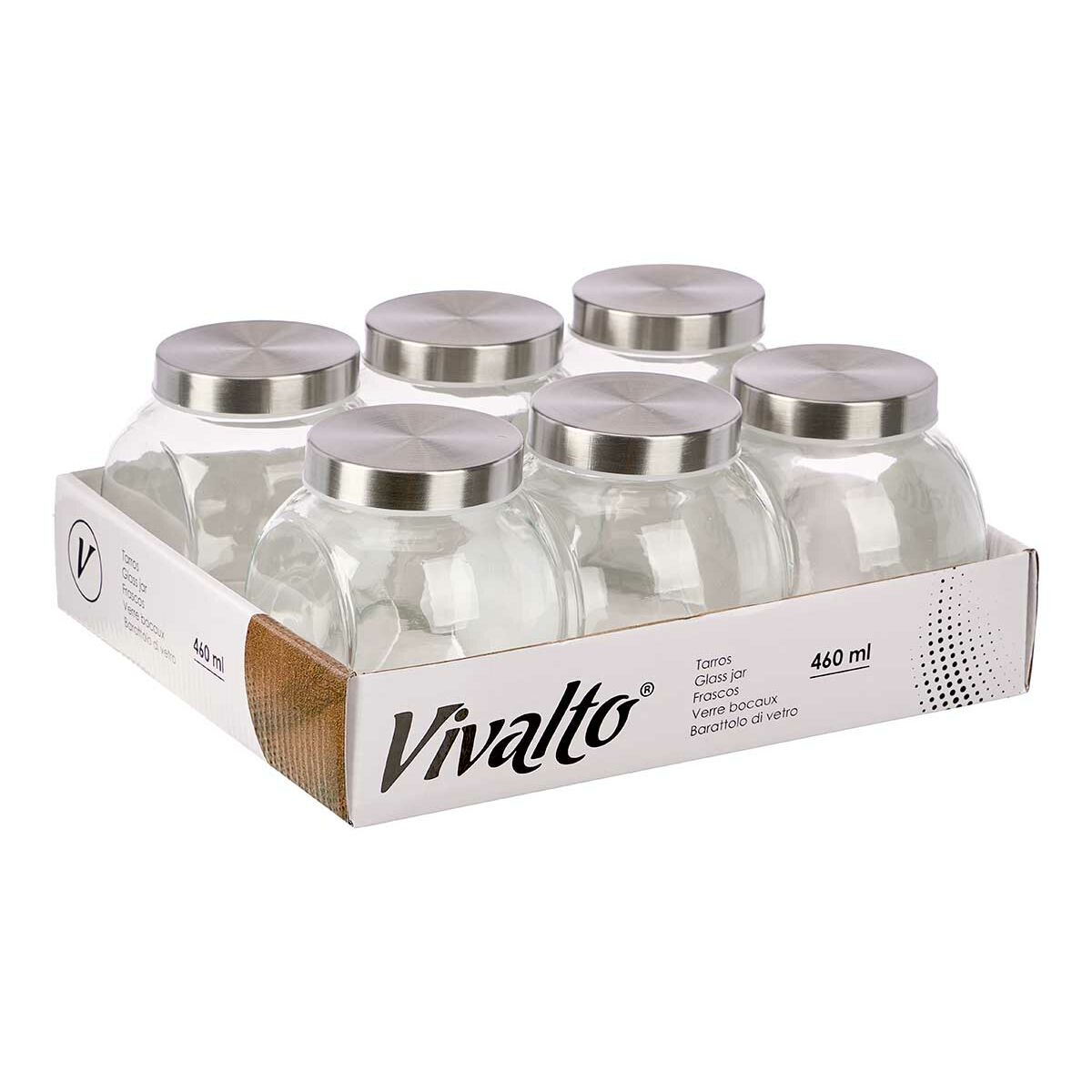 Kakburk Vivalto CW-74-4/TH6 Transparent Glas 460 ml 10 x 11 x 10 cm (6 antal) - 4