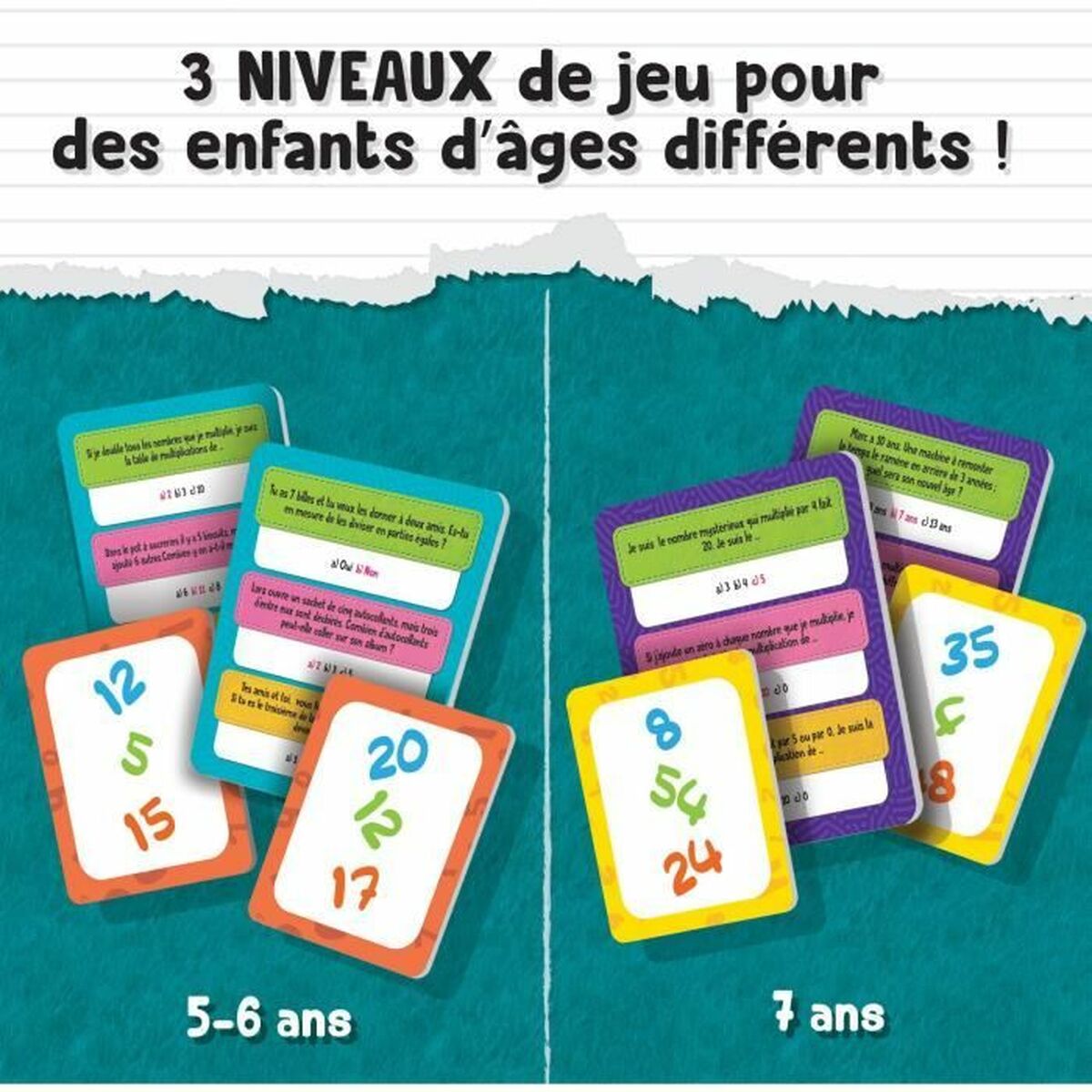 Utbildningsspel Lisciani Giochi Multiplications et problèmes - 2