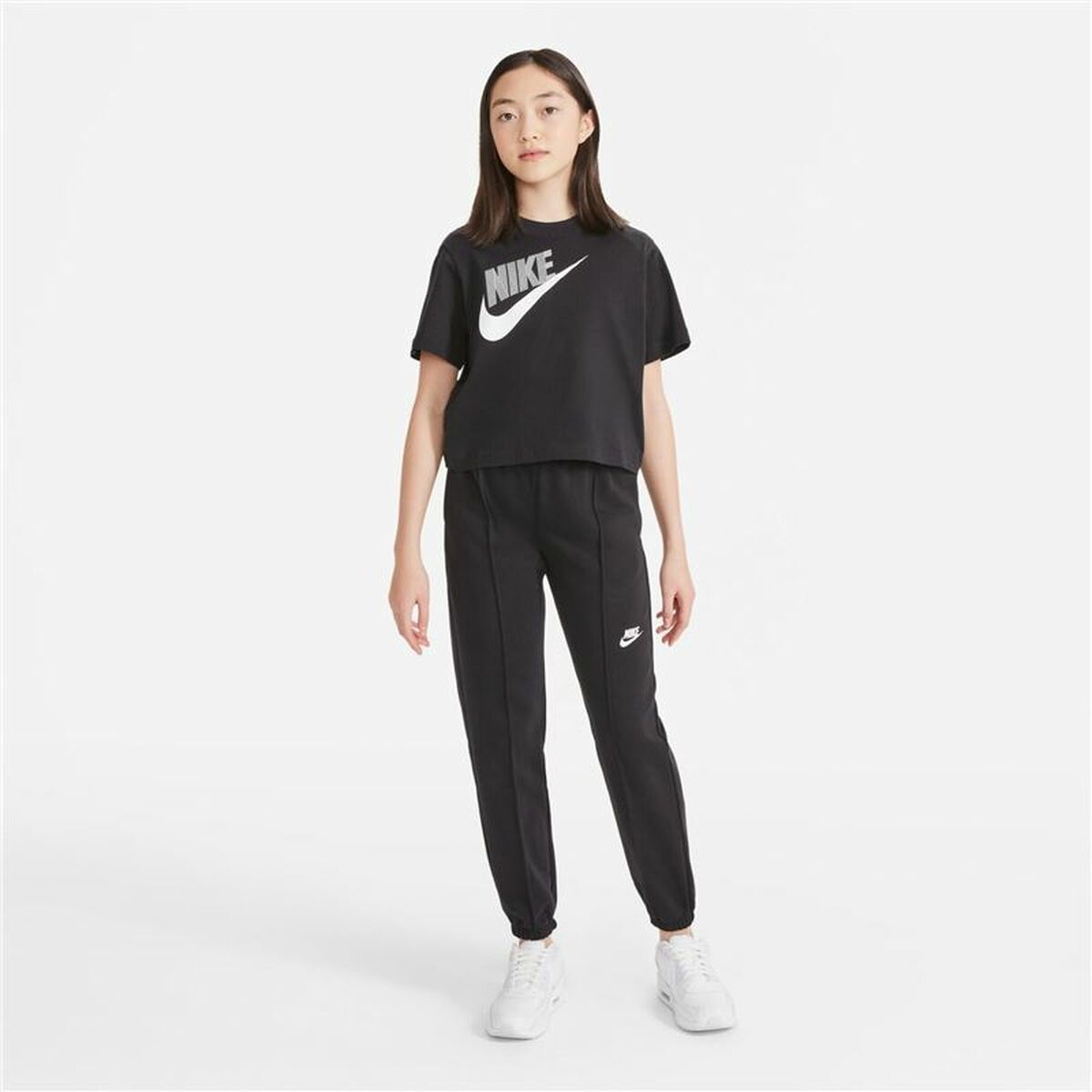 Träningsbyxa barn Nike Sportswear Svart - 4