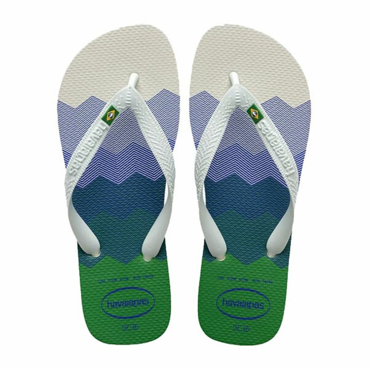 Strandtofflor för kvinnor Havaianas Brasil Fresh Vit