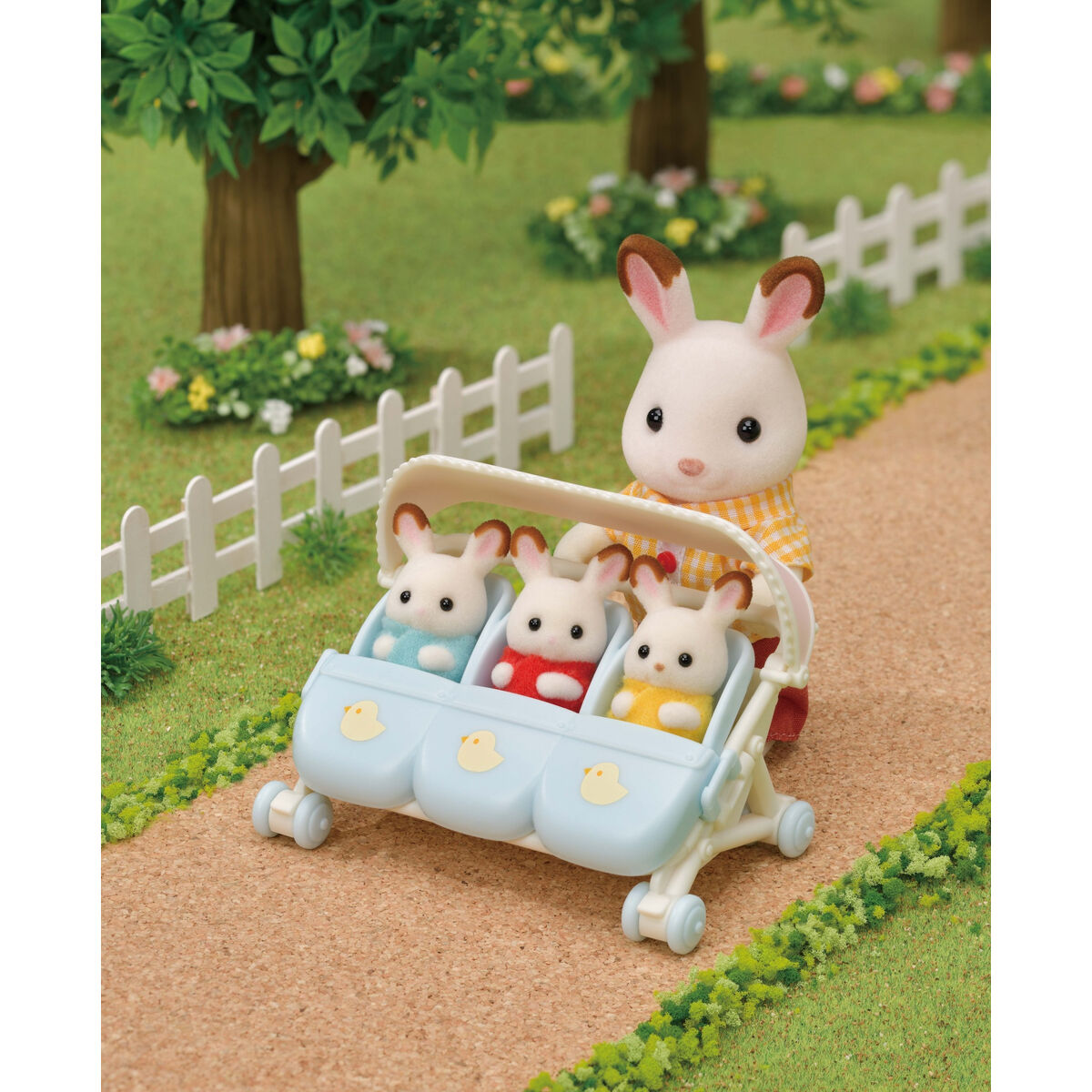 Playset Sylvanian Families The Triple Stroller - 2