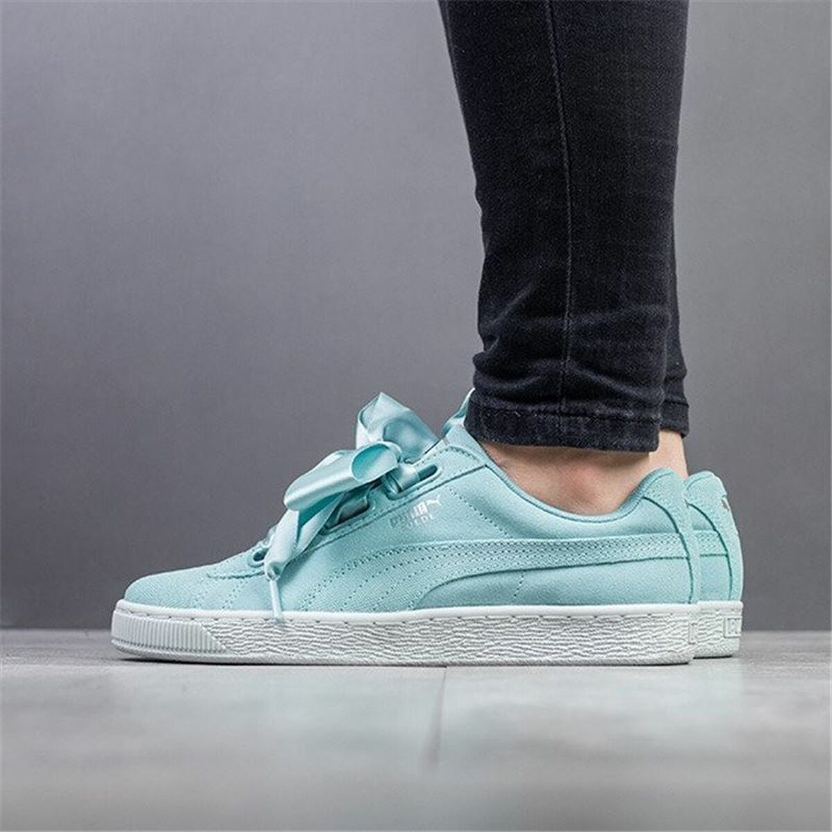 Gymnastiksko, Dam Puma Heart Pebble Aquamarine - 3