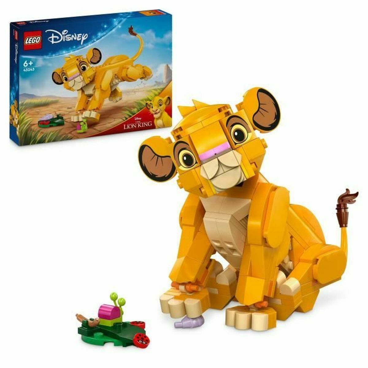 Byggsats Lego Disney 43243 The Lion King - Simba Multicolour 222 Delar
