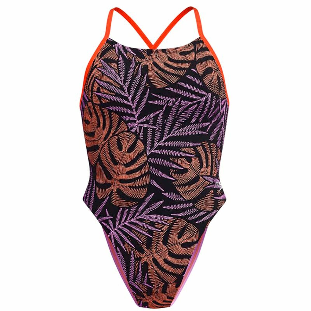 Baddräkt Dam Speedo Allover Orange