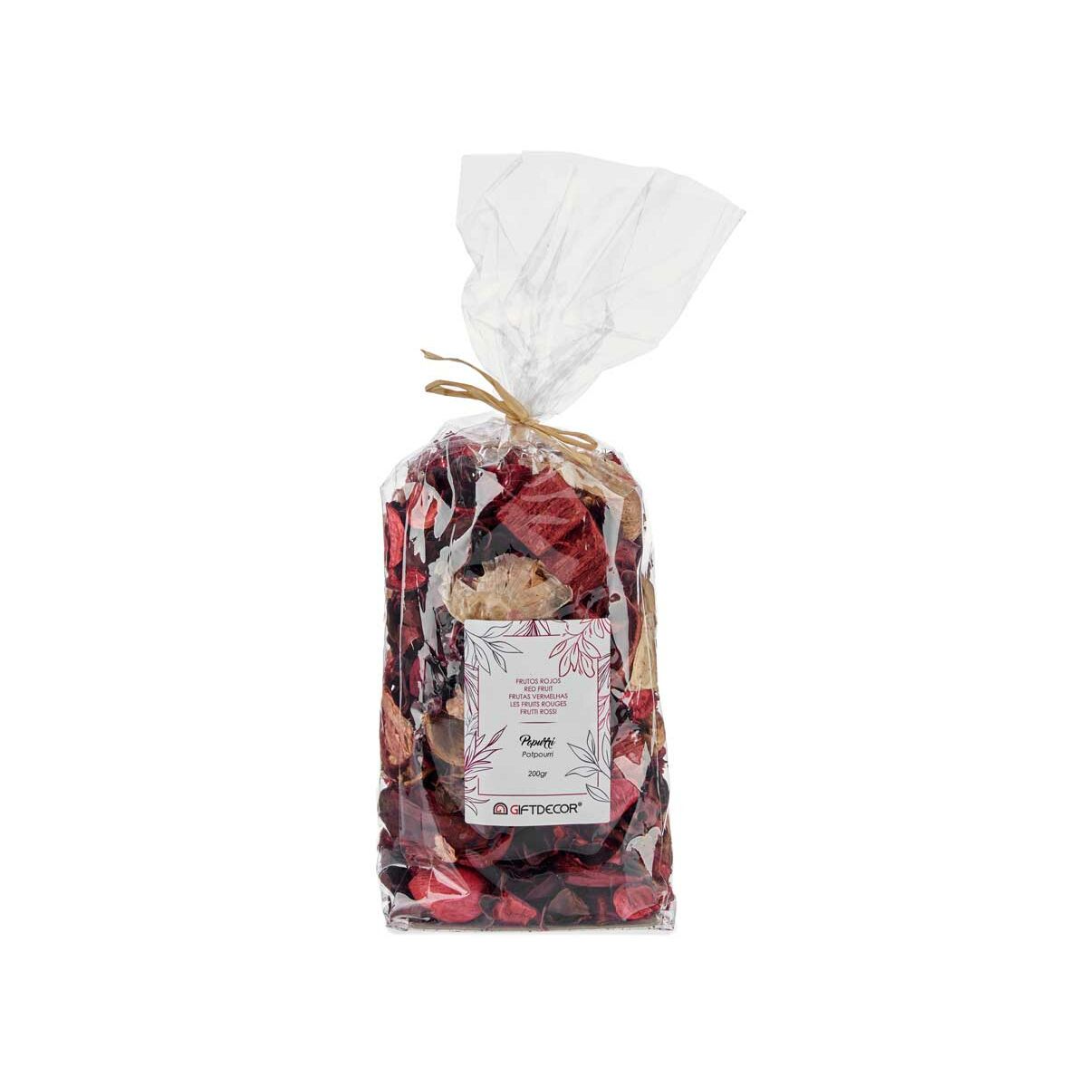 Dekorativa blommor Gift Decor Röd Naturell 12 x 32 x 10 cm Röda Bär (12 antal) - 3