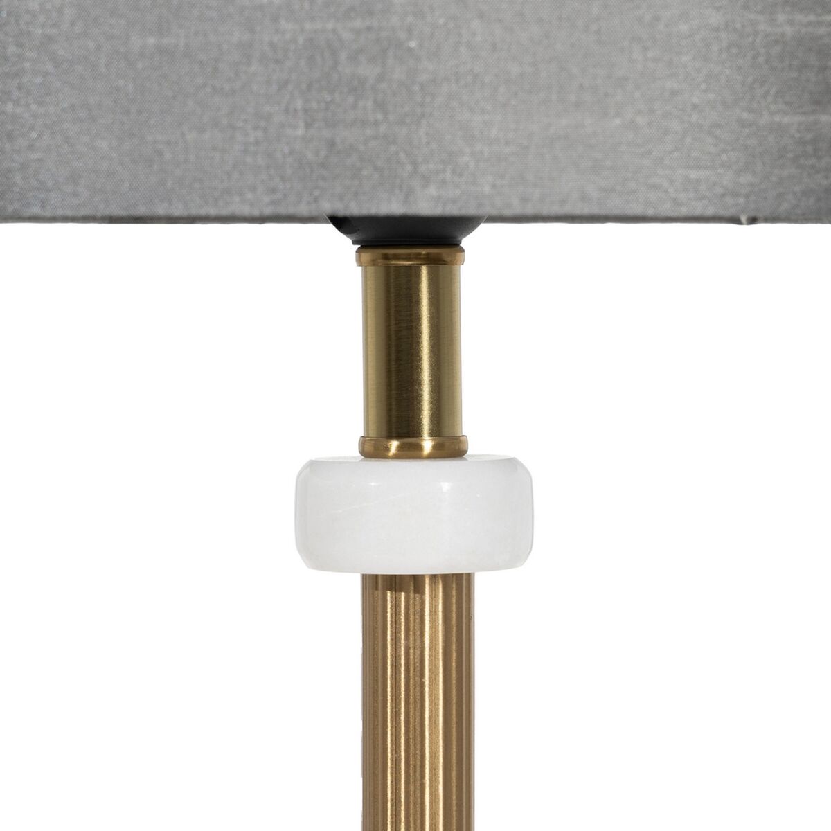 Bordslampa Vit Grå Gyllene Marmor Järn 40 W 25 x 25 x 61 cm - 3