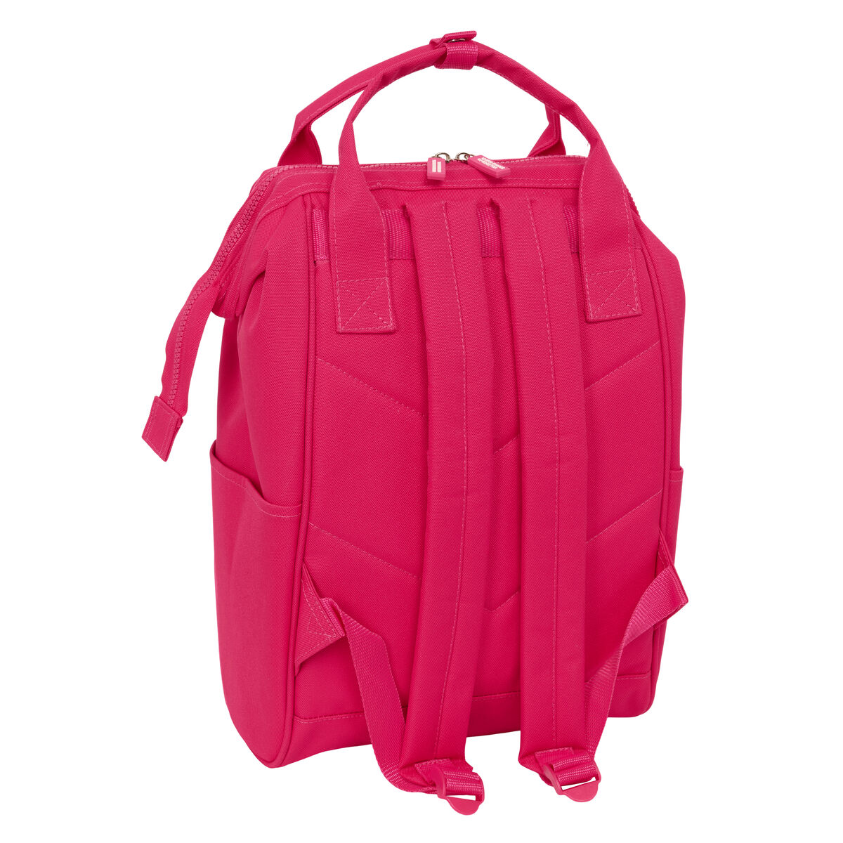 Ryggsäck Casual Benetton benetton Cerise Marinblå - 4