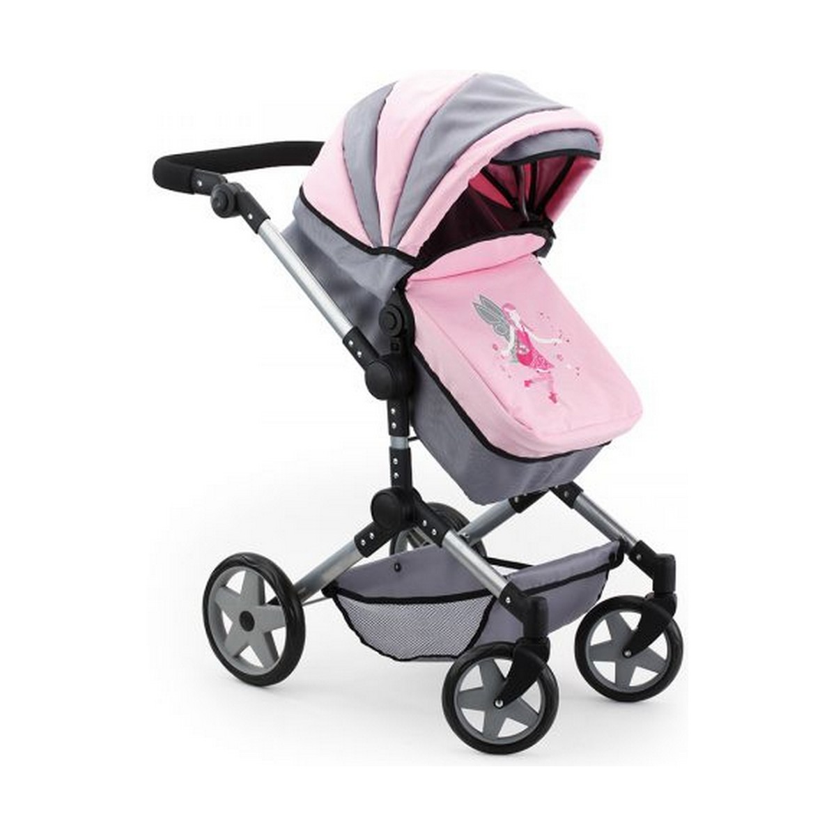 Dockvagn Reig Pram Neo Pro Grå 57 cm - 5