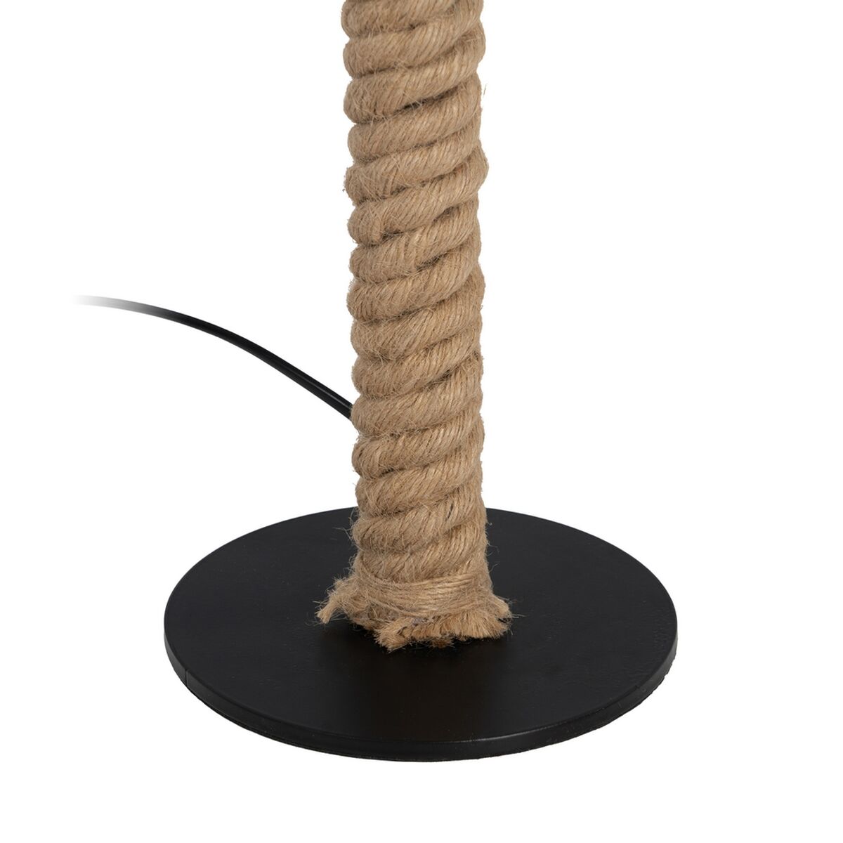 Bordslampa Vit Svart Beige Järn Tyg 40 W 30 x 30 x 60 cm - 6