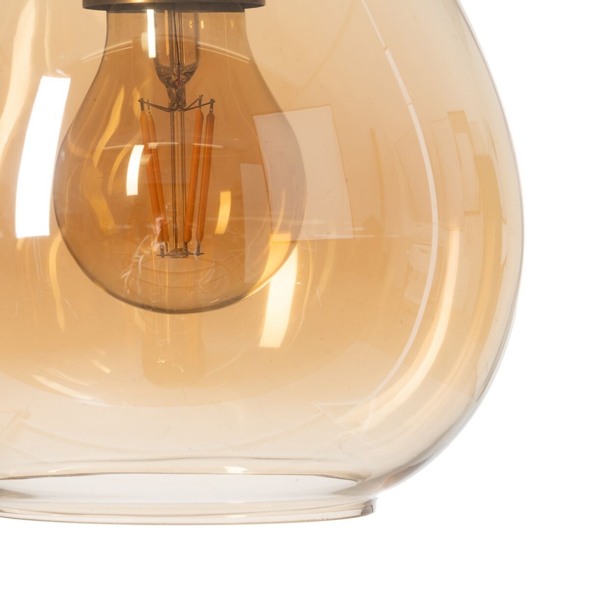 Taklampa Gyllene Karamellfärgat 60 W - 2