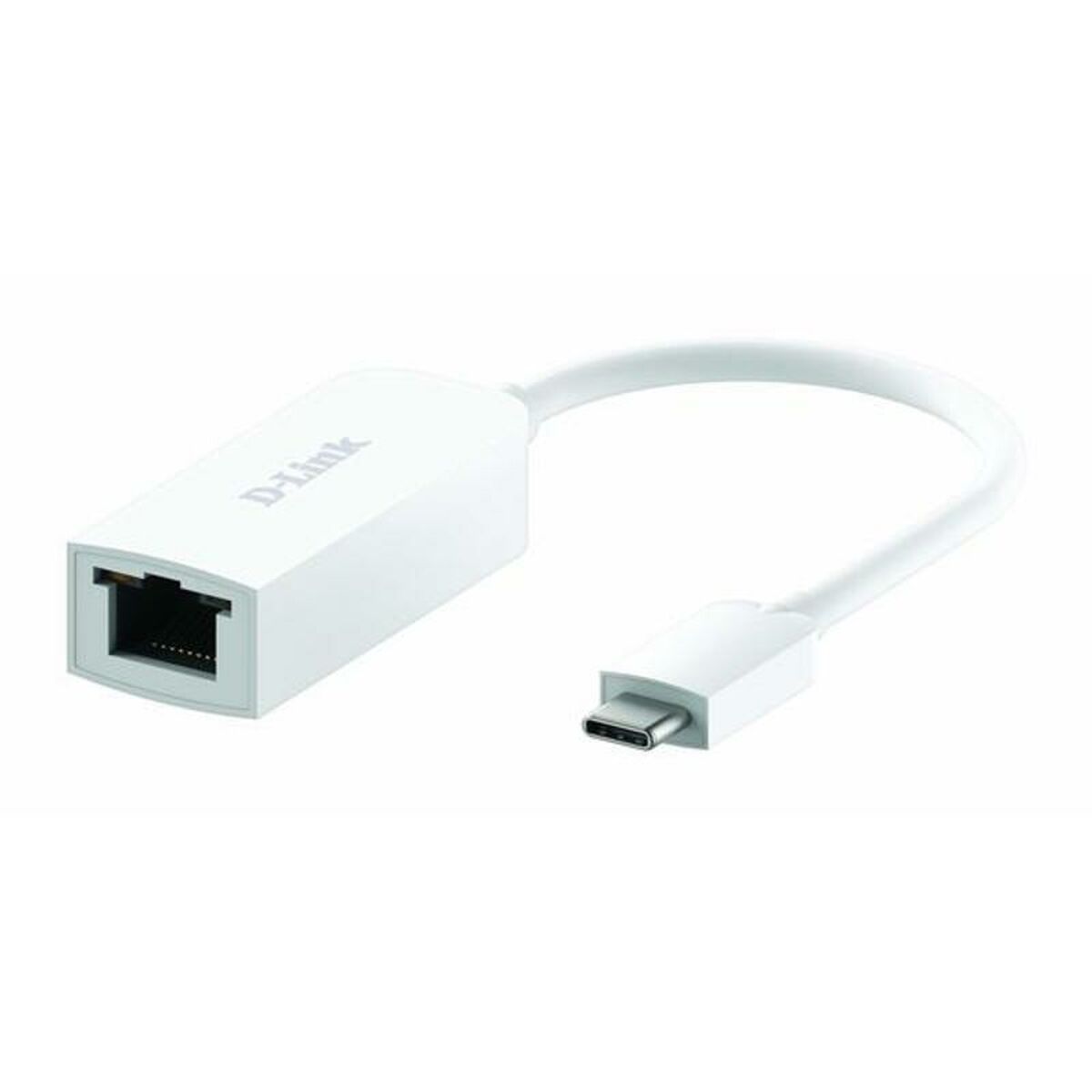 USB C till Nät RJ45 Adapter D-Link DUB-E250 2500 Mbps Vit