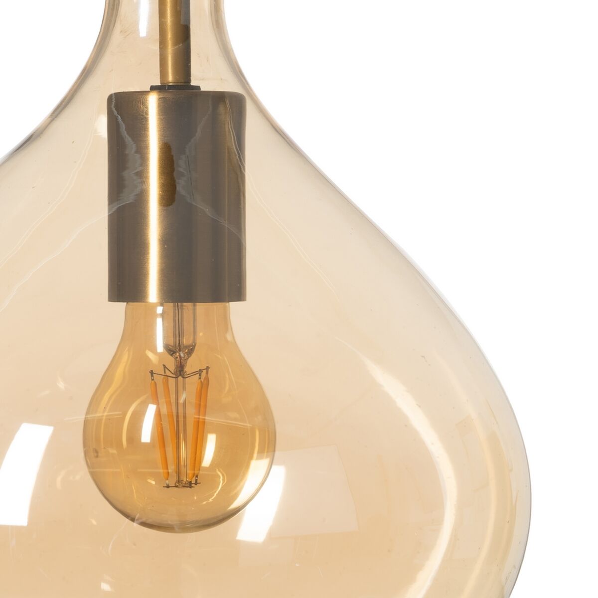 Taklampa Gyllene Karamellfärgat 60 W Ø 23 cm - 3