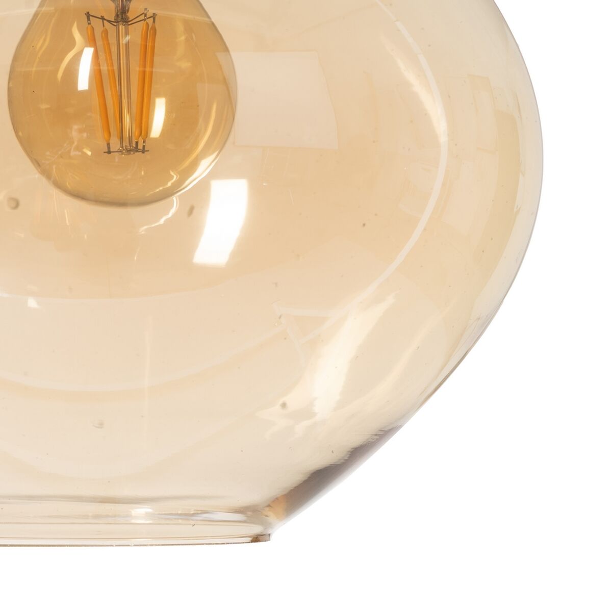 Taklampa Gyllene Karamellfärgat 60 W Ø 23 cm - 2