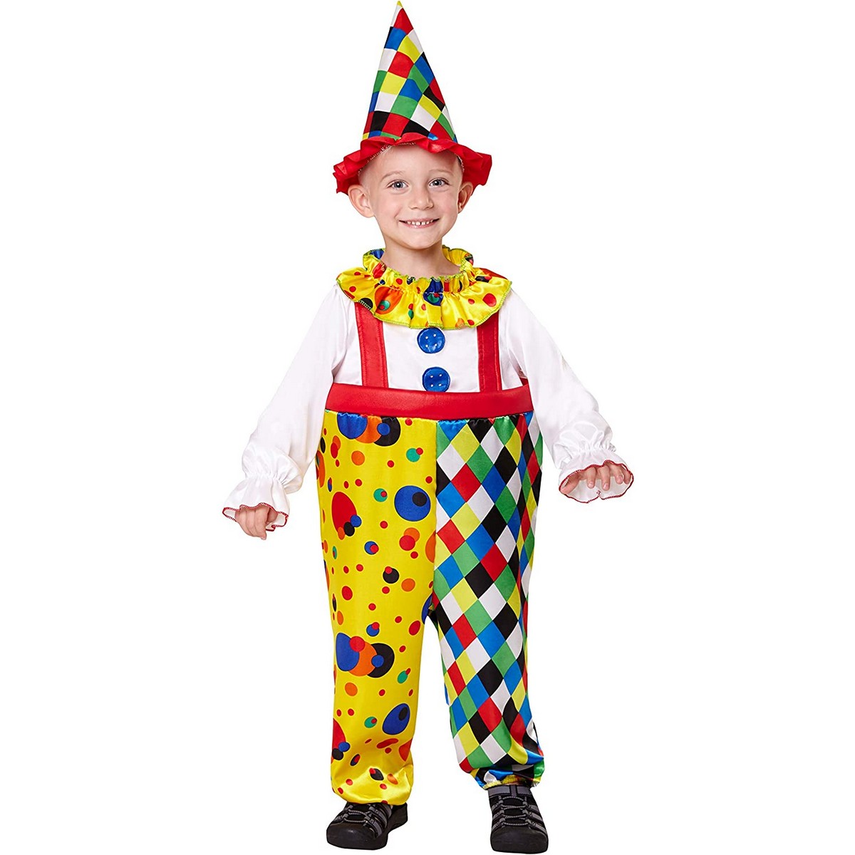 Maskeraddräkt för barn My Other Me Clown 1-2 år Röd (2 Delar) - 3