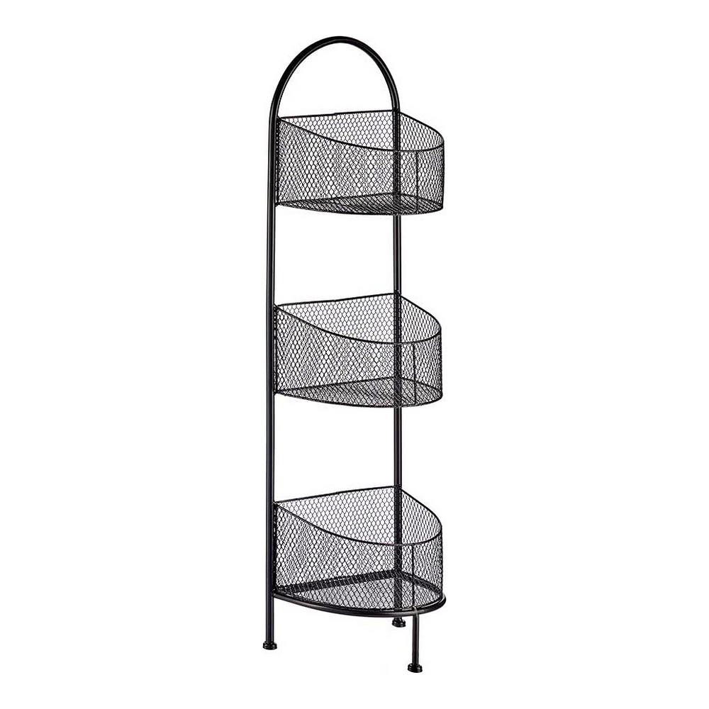 Bokhylla Gift Decor Svart Metall 21,2 x 97 x 28,5 cm