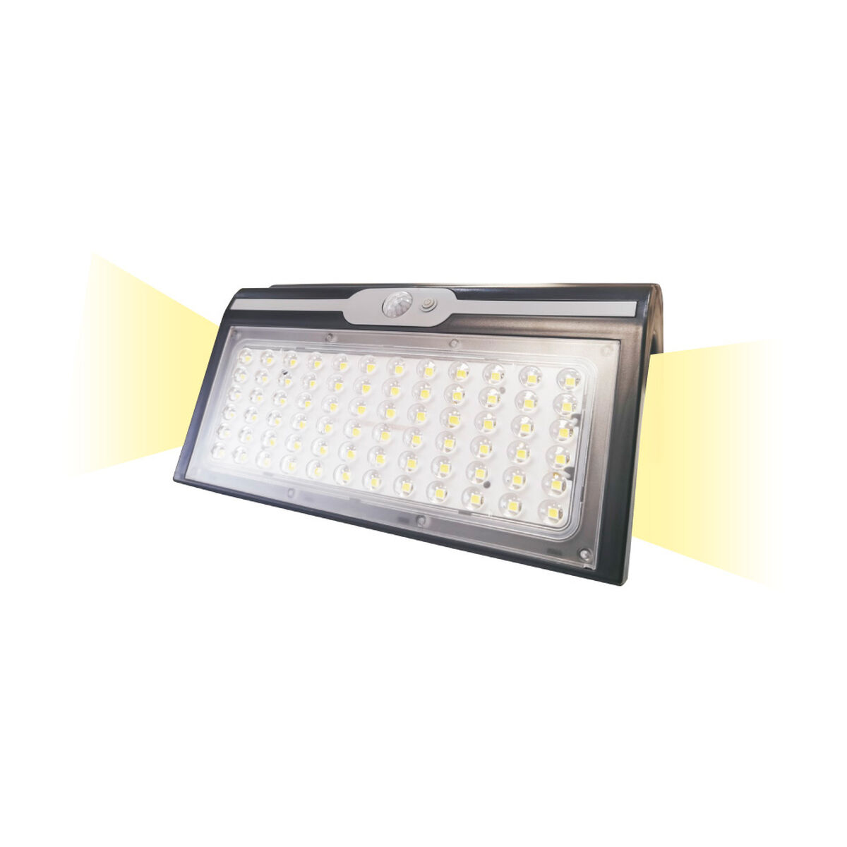 Vägglykta EDM 31849 Svart 6 W 430 Lm 6500 lm Rörelsesensor Sol (6500 K) - 5