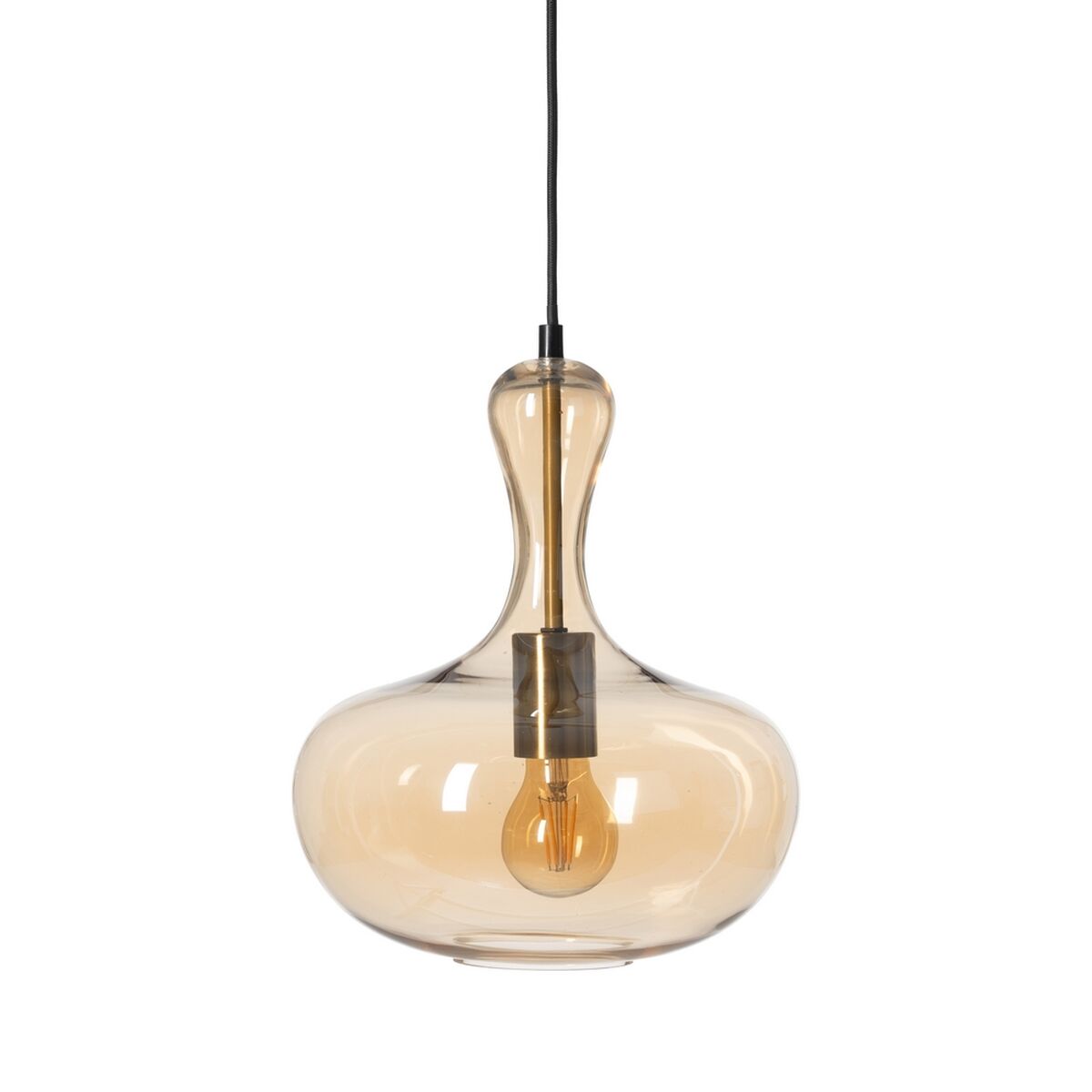Taklampa Gyllene Karamellfärgat 60 W