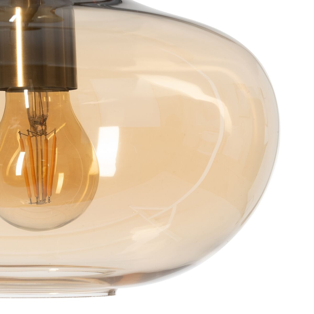 Taklampa Gyllene Karamellfärgat 60 W - 2