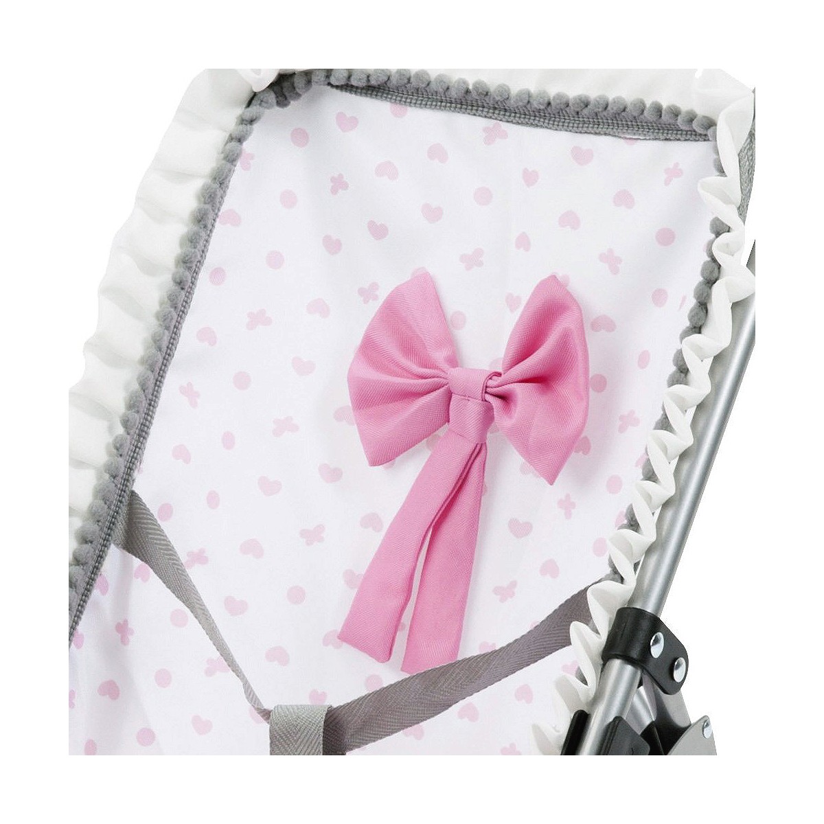 Barnstol för dockor Reig Paraply Vit Rosa Ärta - 15