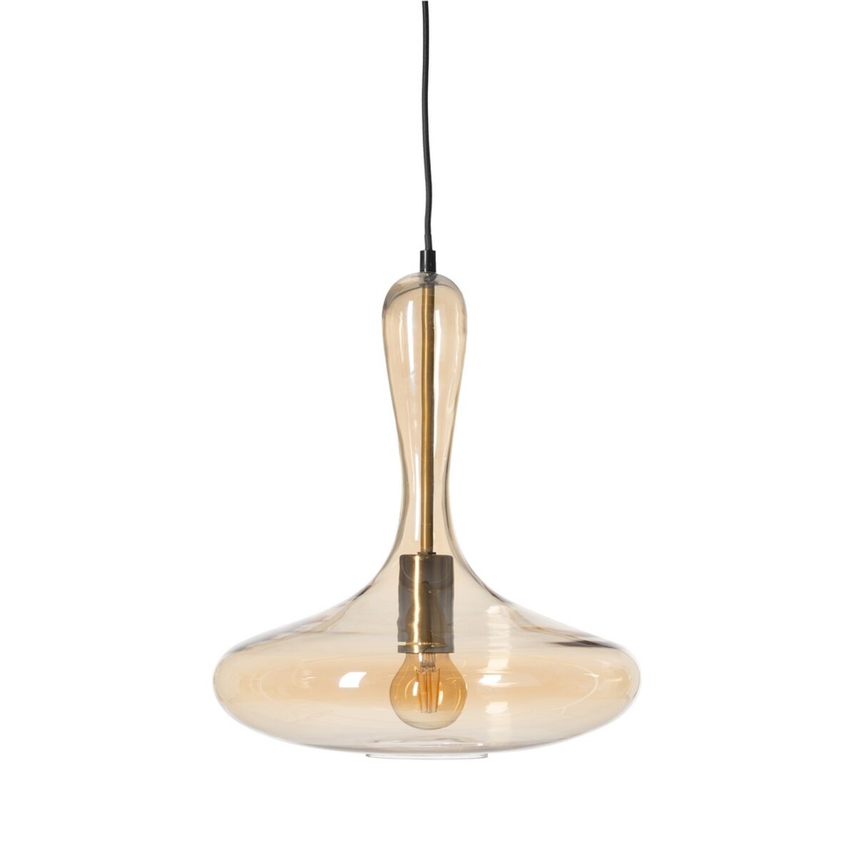 Taklampa Gyllene Karamellfärgat 60 W