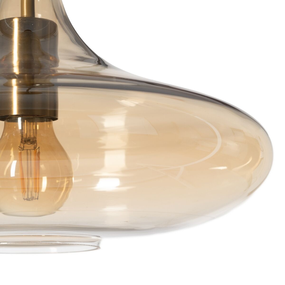 Taklampa Gyllene Karamellfärgat 60 W - 2