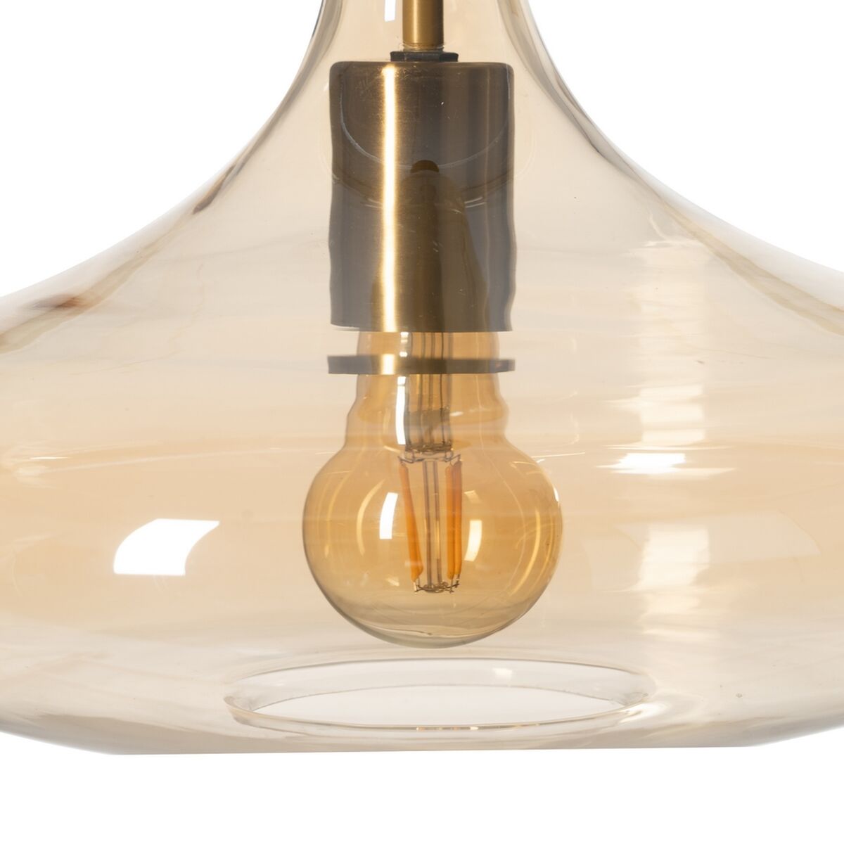 Taklampa Gyllene Karamellfärgat 60 W - 3
