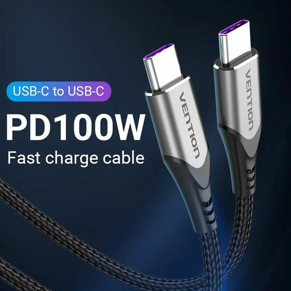 USB-C-kabel Vention TAEHH 2 m - 2