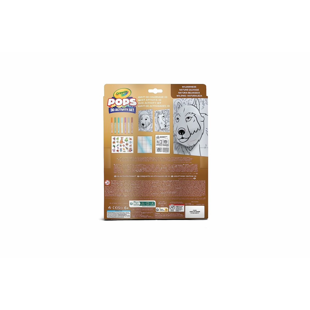 Målarbilder Crayola 3D Color Pops Mystical Natur - 3