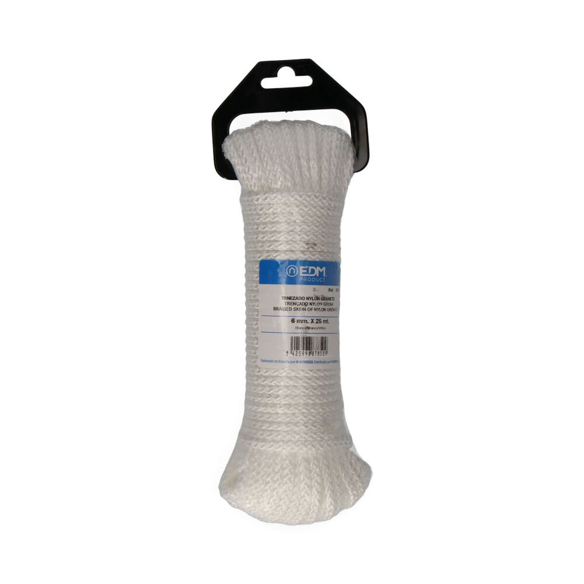 Flätat rep EDM 87850 Vit Nylon 25 m - 6