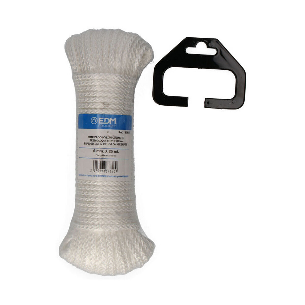 Flätat rep EDM 87850 Vit Nylon 25 m - 3