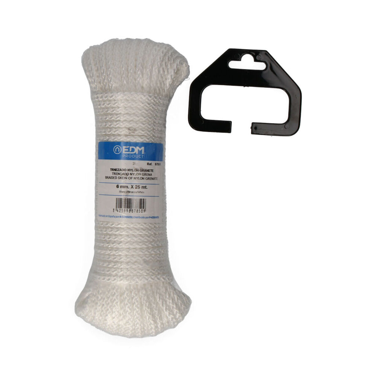 Flätat rep EDM 87850 Vit Nylon 25 m - 5