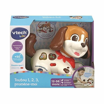 Utbildningsspel Vtech Baby Toutou 1,2,3 Promenè -moi (FR)