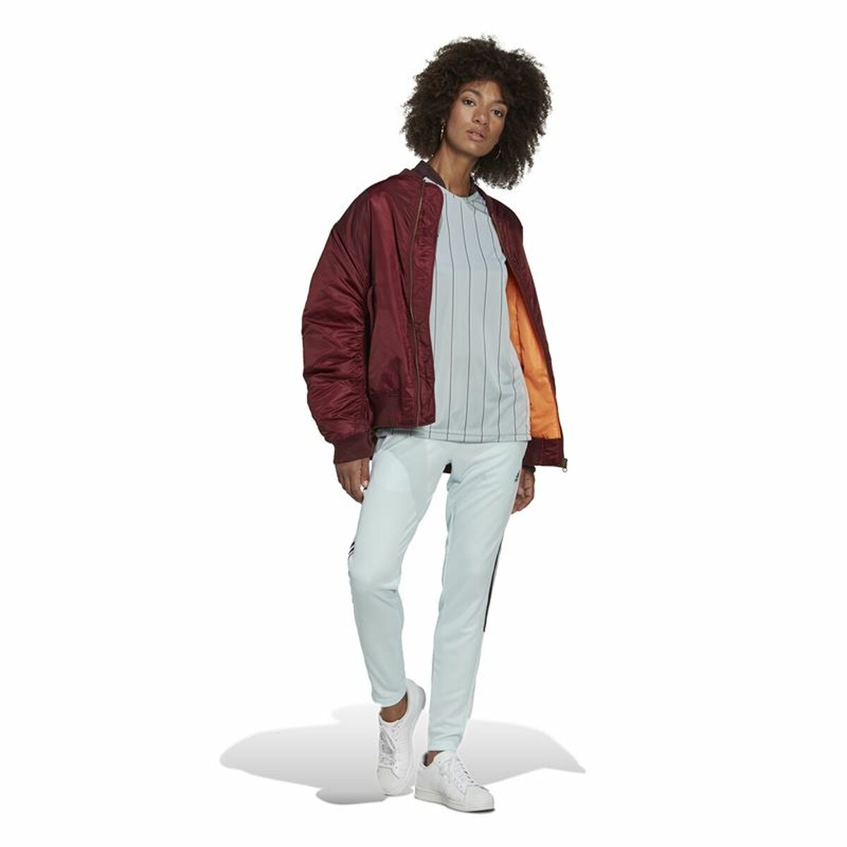 Långa träningsbyxor Adidas Tiro Tk Kvinna Turkos - 4