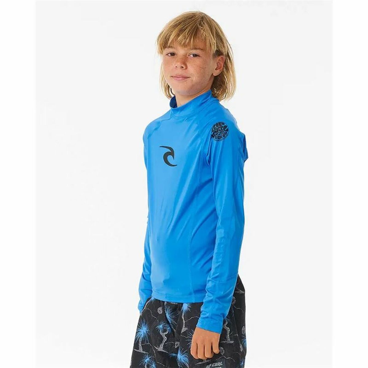 Badtröja Rip Curl Wave Upf L/S Blå - 3