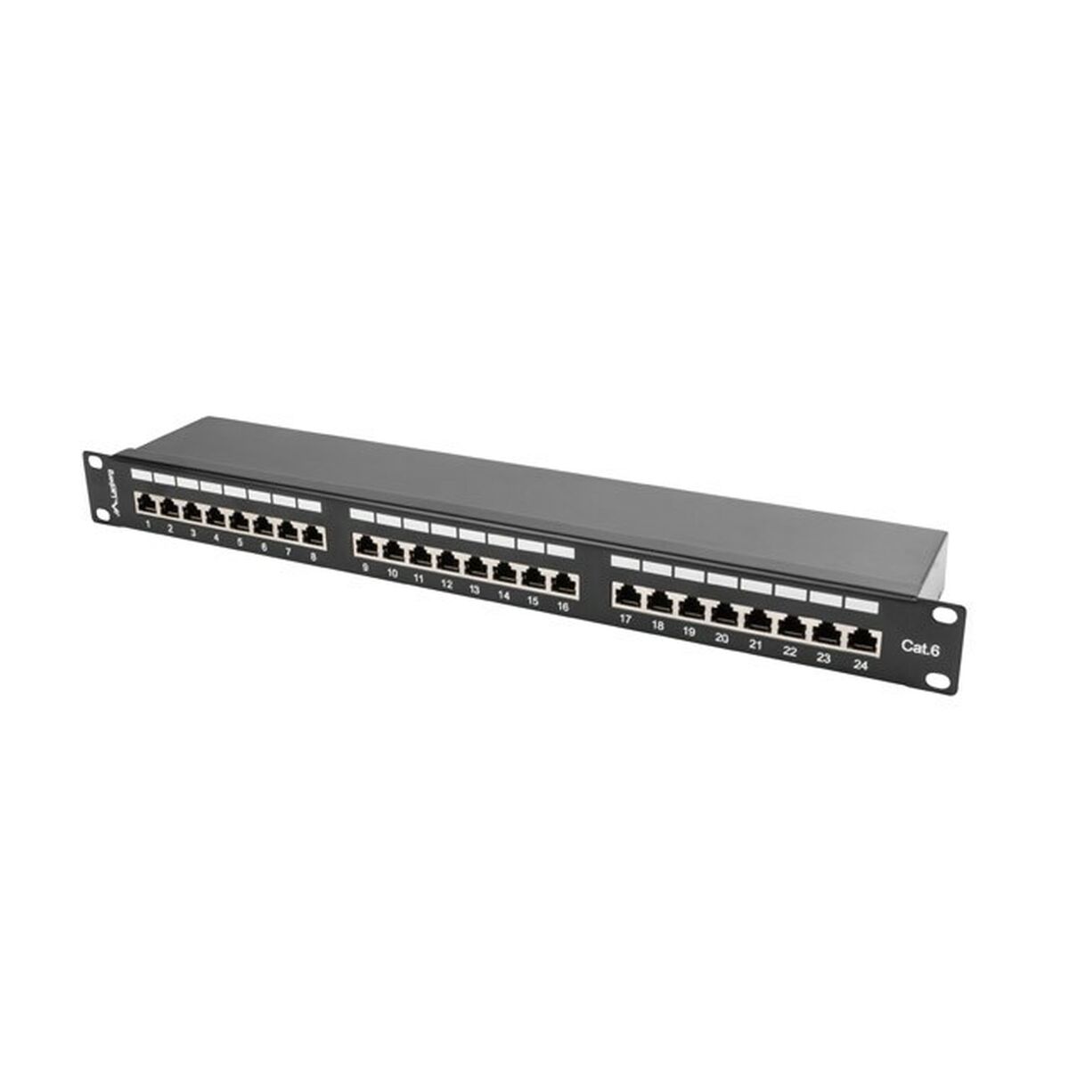 Patchpanel 24 UTP Portar Kategori 6 Lanberg PPS6-1024-B - 3