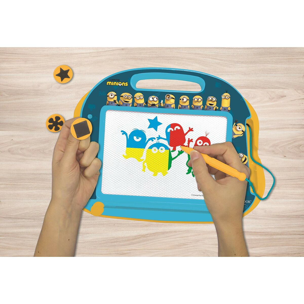 Magisk Svart Tavla Lexibook Minions Gul Blå - 3