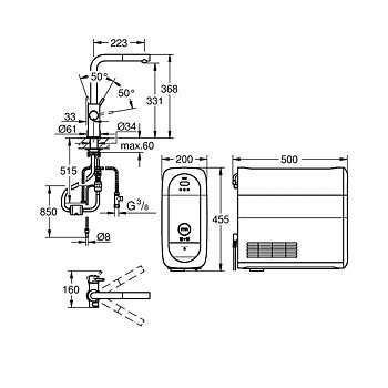 Blandare Grohe Home