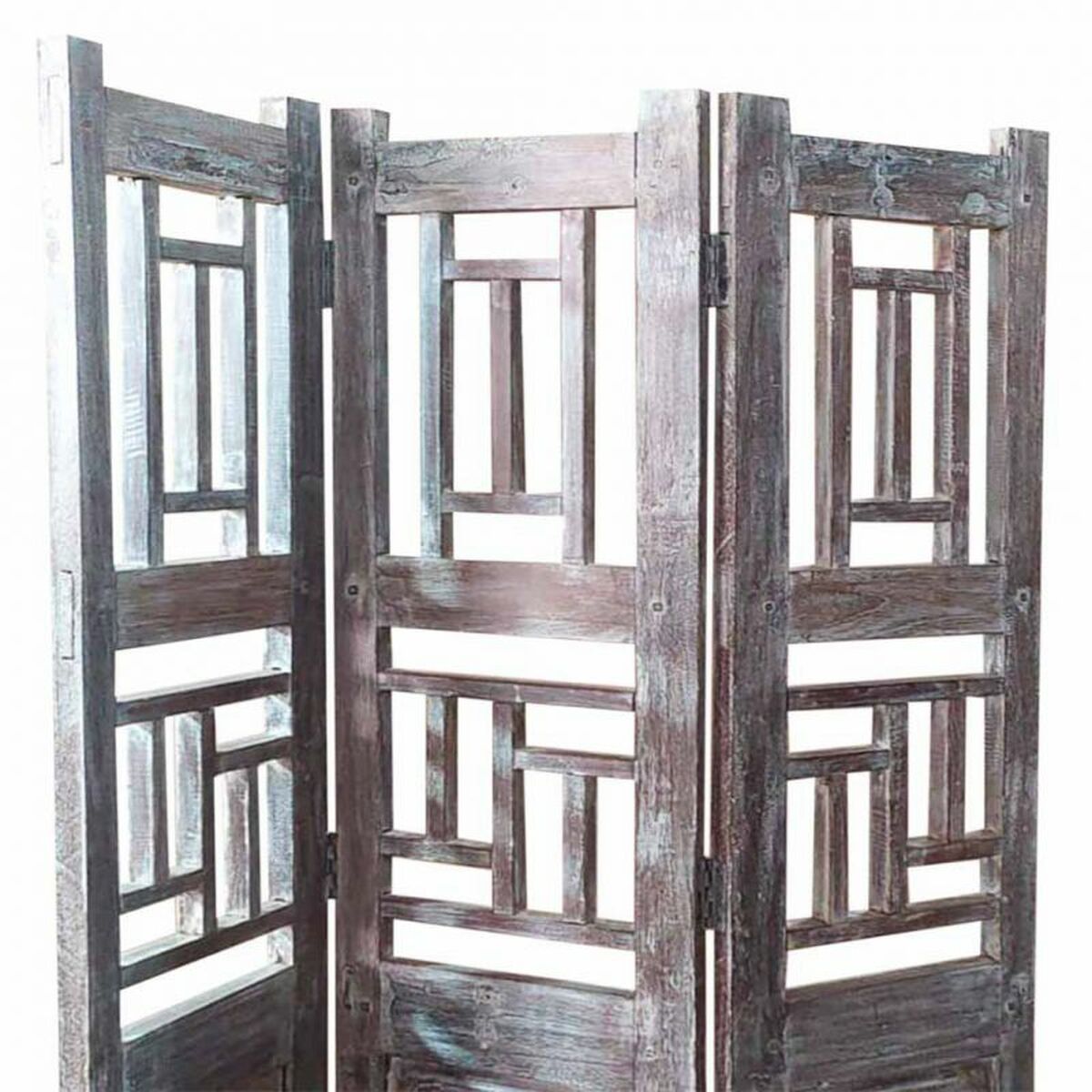 Skärm Alexandra House Living Brun Akaciaträ Mangoträ 3 x 176 x 114 cm Traditionell stil - 3