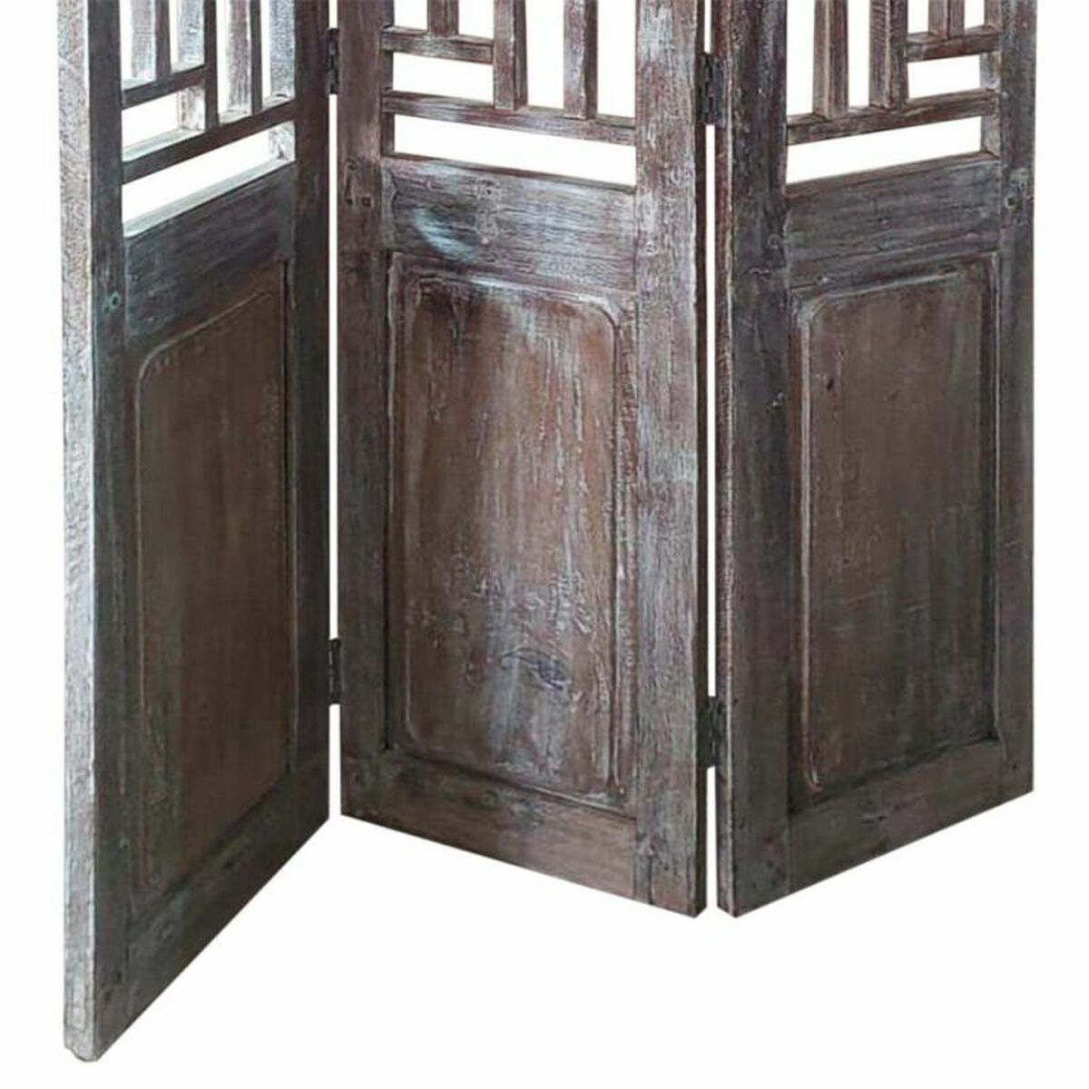 Skärm Alexandra House Living Brun Akaciaträ Mangoträ 3 x 176 x 114 cm Traditionell stil - 4
