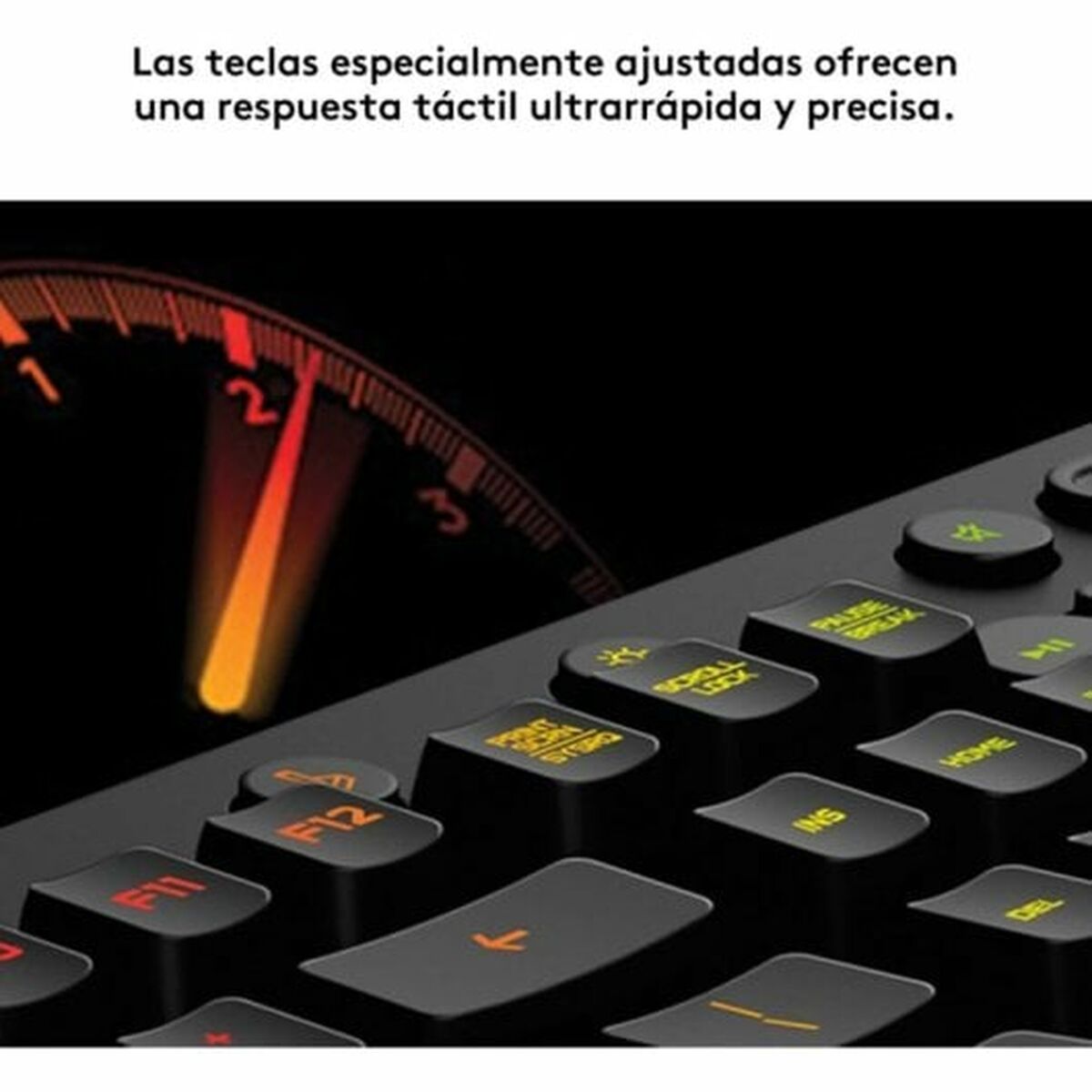 Tangentbord Logitech G213 Prodigy Svart Qwerty US - 4