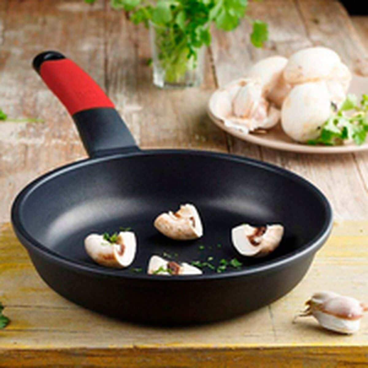 Non-stick-panna BRA A411220 Ø 20 cm Röd Rostfritt stål Aluminium - 5