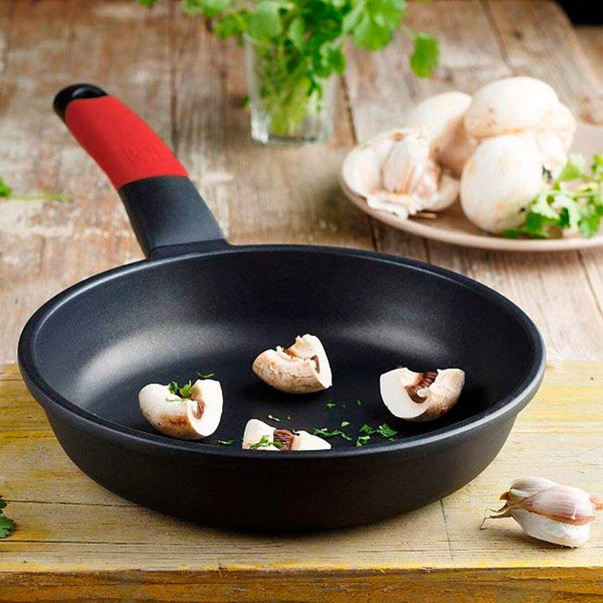 Non-stick-panna BRA A411220 Ø 20 cm Röd Rostfritt stål Aluminium - 3