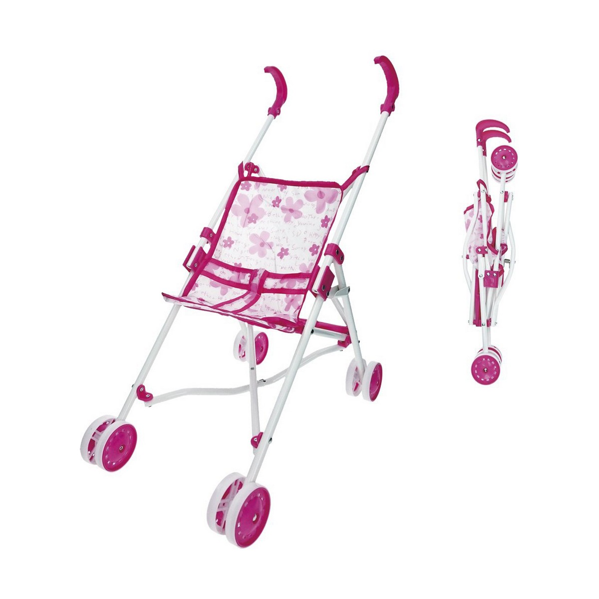 Dockvagn Reig Hopfällbar Rosa 25,5 x 41,5 x 55,5 cm - 7