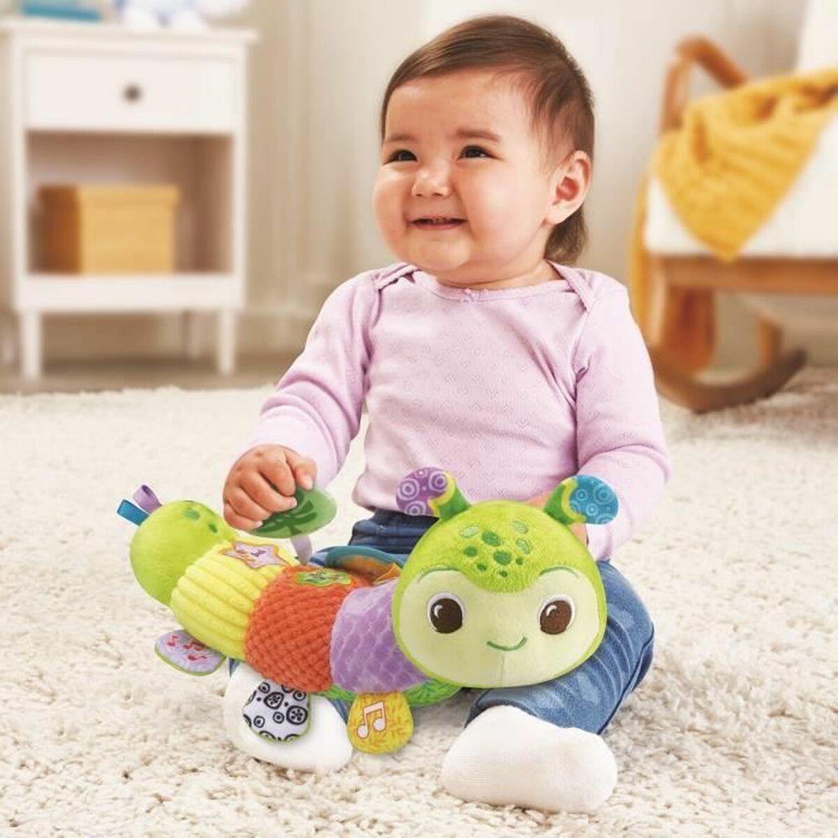 Utbildningsspel Vtech Baby Myrtille, ma lumi-chenille sensorielle (FR) - 3