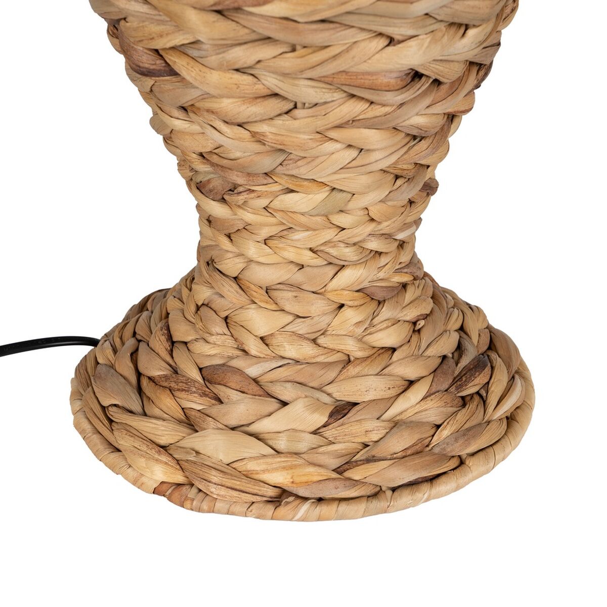 Bordslampa Kräm Naturell linne Järn Naturliga fibrer 60 W 220-240 V 40 x 40 x 69,5 cm - 6
