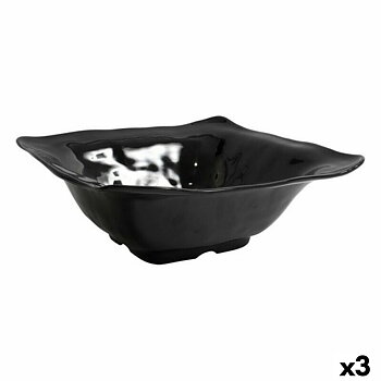 Salladsskål AIR Inde 143888 Porslin 36,5 x 35,8 x 13,6 cm (3 antal) (36,5 x 35,8 x 13,6 cm)
